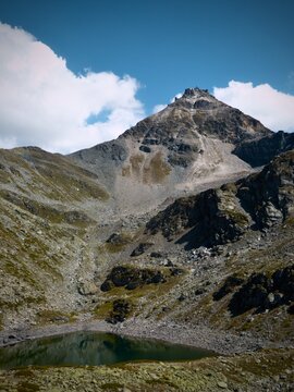 high mountain landscape