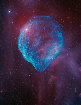 Balloon in Space - The Dolphin Nebula