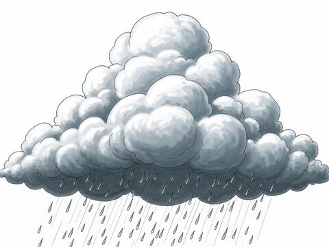 Rain cloud illustration