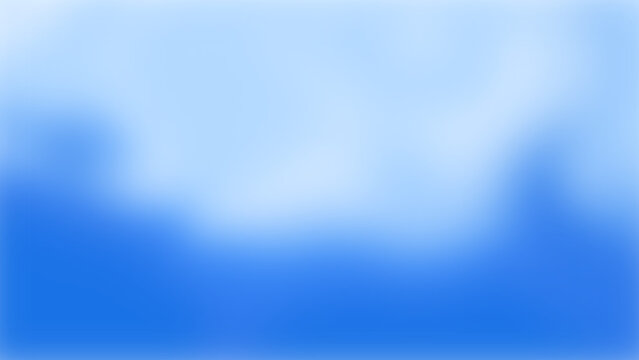 Abstract Soft Blue and White Blurred Gradient Background
