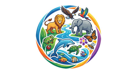 Fototapeta premium Different Animals 