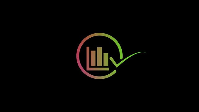 Financial Growth Graph and Upward Arrow Animation for Business, Stock Market and Success