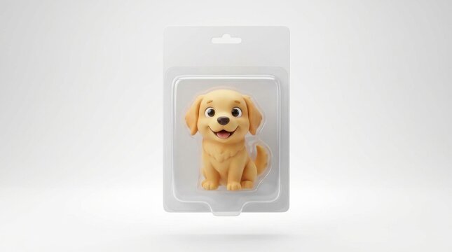 Adorable cartoon dog collectible figurine in its original packaging perfect for toy lovers and collectors alike