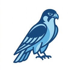 Fototapeta premium Falcon stylized bird of prey for sports branding and mascot logos