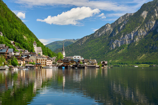 Hallstatt, Hallst&auml;tter See, Salzkammergut, &Ouml;sterreich