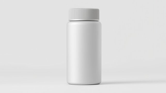 Small Pill Bottle with Childproof Cap &mdash; a compact container designed to store tablets securely, with a safety cap that helps prevent accidental access while keeping medication organized.
