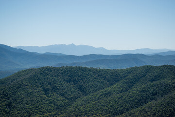 Obraz premium Australia, Mount Buffalo National Park is a stunning sub-alpine alpine retreat located in the Victorian High Country. This park is famous for its unique flora found nowhere else on Earth.