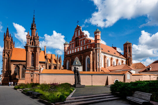 St. Anne church in Vilnius old town, Lithuania
