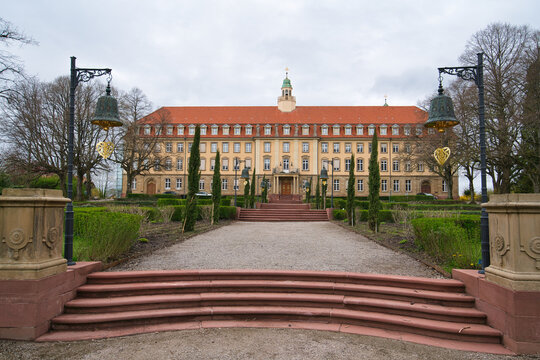monastery building of sasbach near black forest