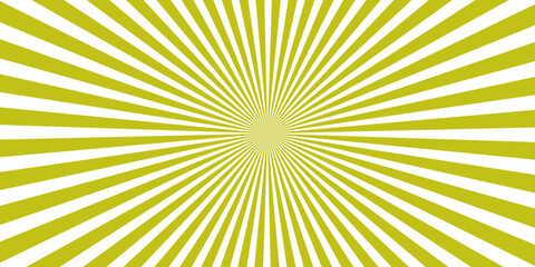 Fototapeta premium Vibrant gold abstract starburst background, vivid beams shooting out in every direction, perfect for website header, brochure and advertising.
