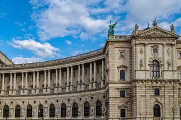 Obraz premium Traditional architecture in Vienna old town, Austria