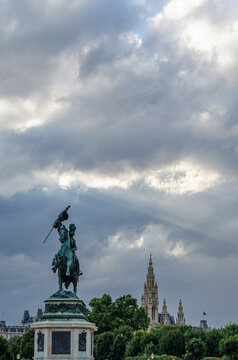 Archduke Charles Monument in Vienna, Austria