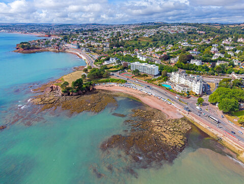 Torquay, Devon, United Kingdom. 08.27.2026 Torquay and the Torbay coastline shines bright along the English Riviera during Summer. 27th August 2026.