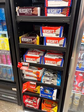 Hershey&rsquo;s Patriotic Chocolate Candy Display at Walmart