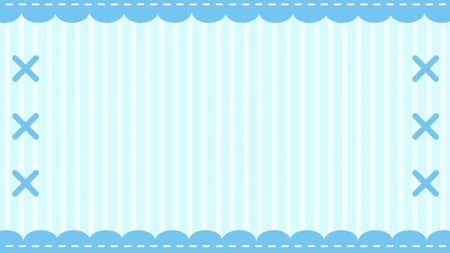 stylish and pop background frame featuring a girly ribbon and cute ruffles