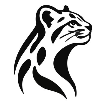 vector illustration of a leopard