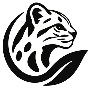 vector illustration of a leopard