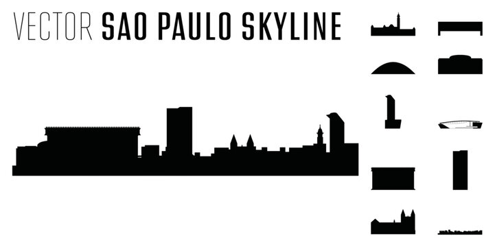 vector Sao Paulo skyline