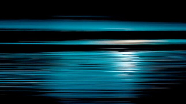 Serene moonlit water reflection creates a tranquil and abstract landscape image perfect for backgrounds wellness branding or atmospheric design projects conveying peace and calm