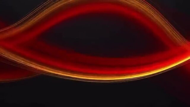 Waves of light lines flowing dynamically and elegantly against a neutral black background. 