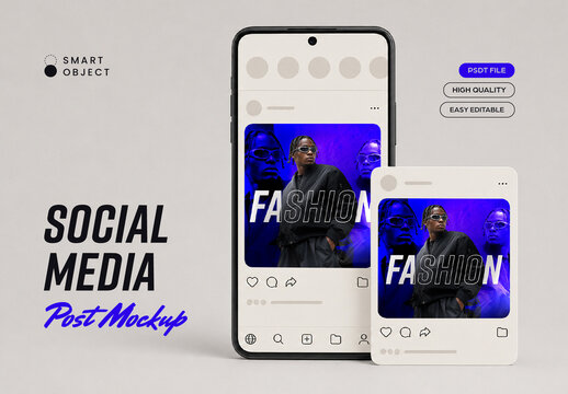 Instagram Social Media Post Mockup