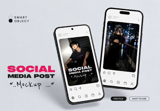 Instagram Social Media Post Mockup