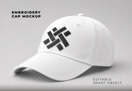 Embroidery Cap Mockup