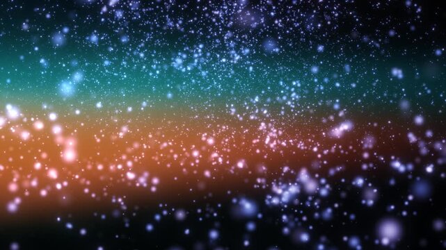 3D Render Abstract 3D render of vibrant, glowing cosmic light and celestial patterns.