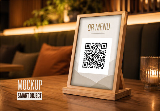 QR Menu Mockup