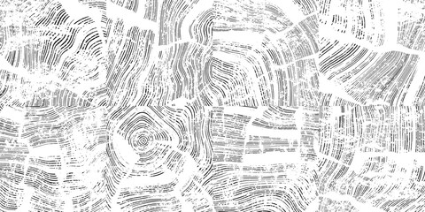 Collage wood texture, wood pattern mosaic, seamless pattern, black and white, vector panel © Valerii