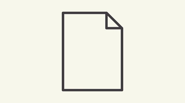 Equity statement animation icon