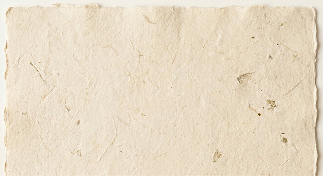 Handmade paper texture, subtle natural fibers and delicate imperfections, warm ivory and beige tones, evenly illuminated flat surface, seamless background, high resolution, minimal aesthetic