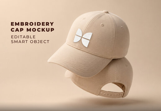 Embroidery Cap Mockup