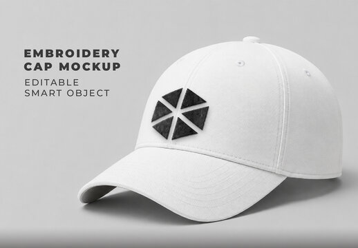 Embroidery Cap Mockup