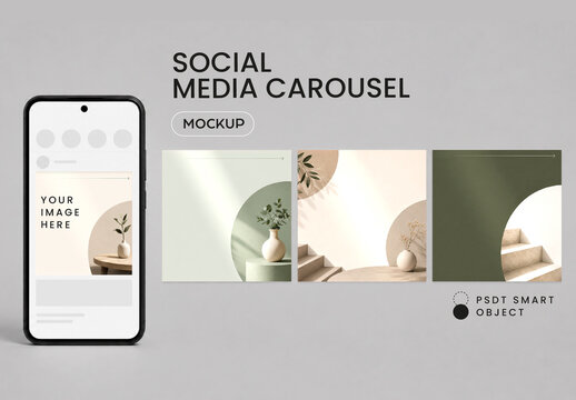 Social Media Carousel Mockup