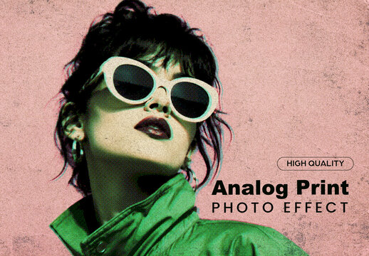 Analog Print Photo Effect