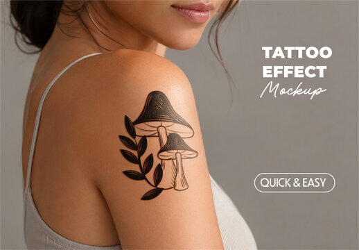 Tattoo Effect Mockup