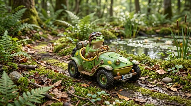 quad bike in the grass