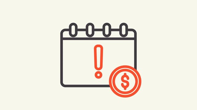 due date animation icon