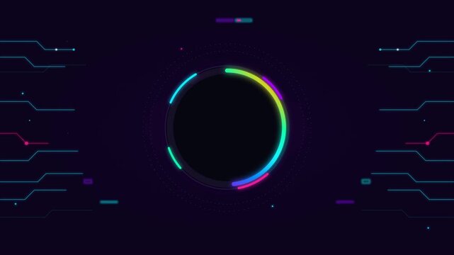 abstract technology background with binary code