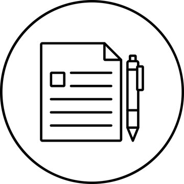 Pen and Paper Icon