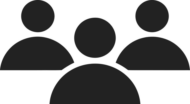 Community, network, and social icon design template featuring interconnected people, communication, collaboration, networking, teamwork, social groups, community support, digital connections, and vect