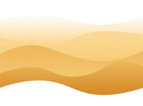 Fond abstrait compos&eacute; de vagues fluides aux nuances d&eacute;grad&eacute;es de jaune et d'orange, cr&eacute;ant un motif minimaliste et &eacute;l&eacute;gant avec des courbes douces sur un arri&egrave;re-plan blanc &eacute;pur&eacute; pour le design