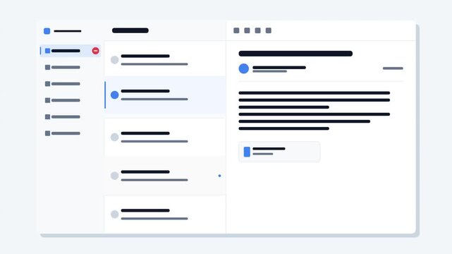 Minimalist cloud drive web interface and email dashboard template vector illustration layout