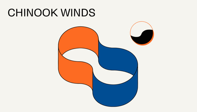 Chinook winds logo symbol yin yang