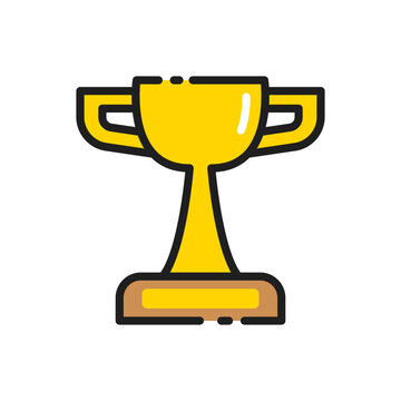 Classic trophy cup award icon