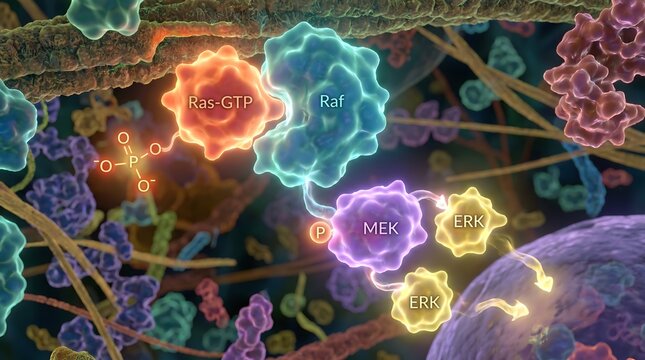Ras Gtp Activates Raf Kinase Initiating Mek and Erk Signaling Pathway