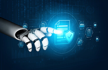 AI ensures compliance with automated policy checks, smart regulation systems, and intelligent...