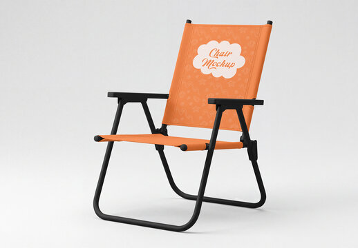 Folding Camping Chair Mockup