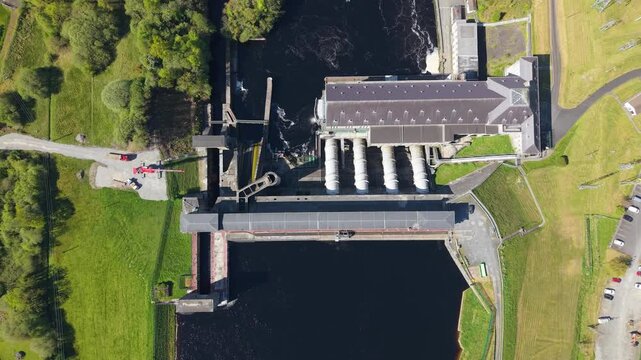 Ardnacrusha Power Station and Hydroelectric Infrastructure in Ireland